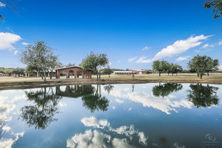 Gazebo by the pond